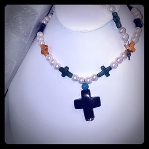 Multi colored cross set